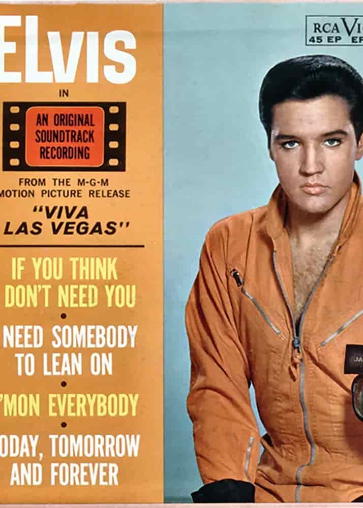 The record cover for Elvis' Viva Las Vegas