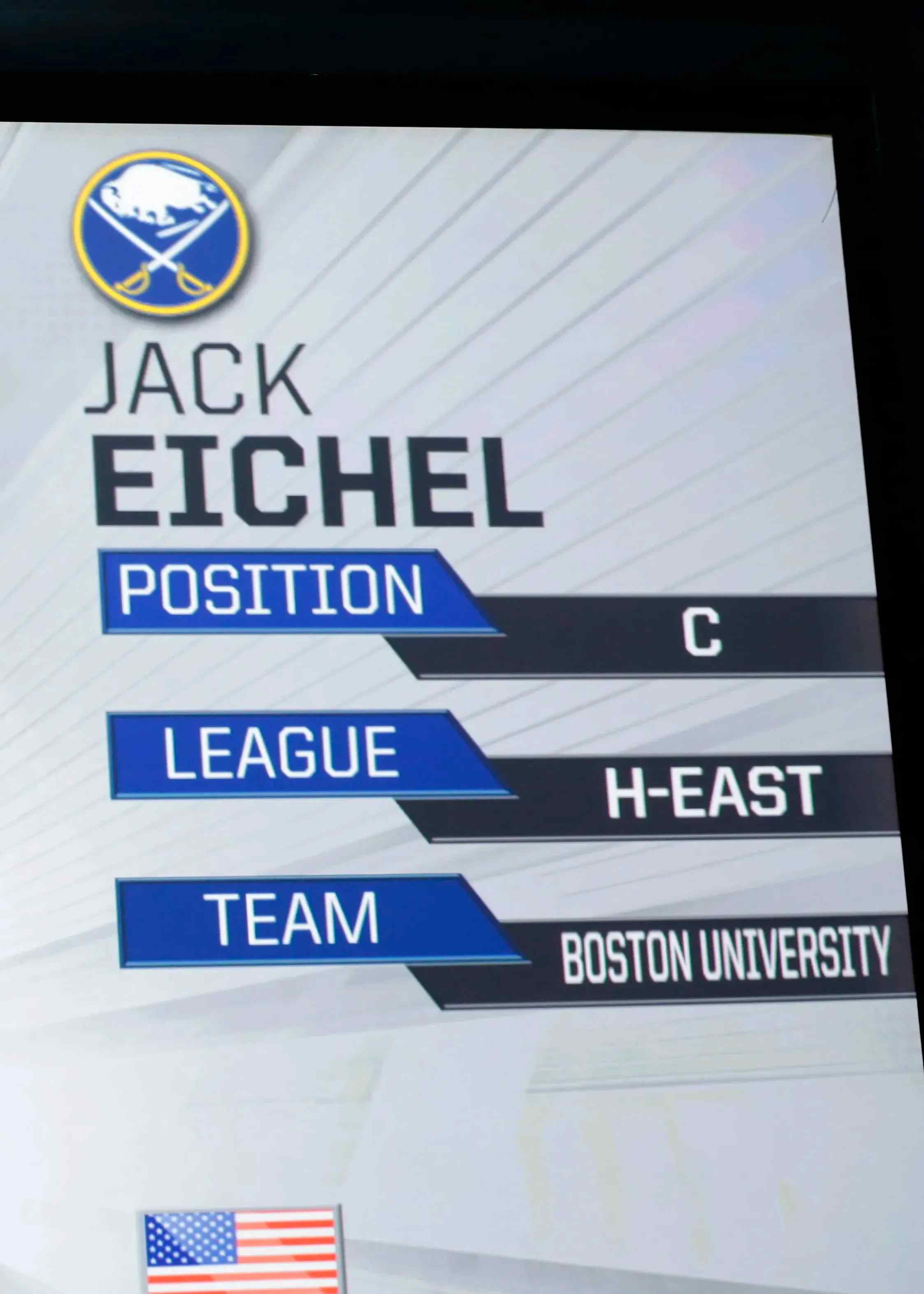 Jack Eichel draft card