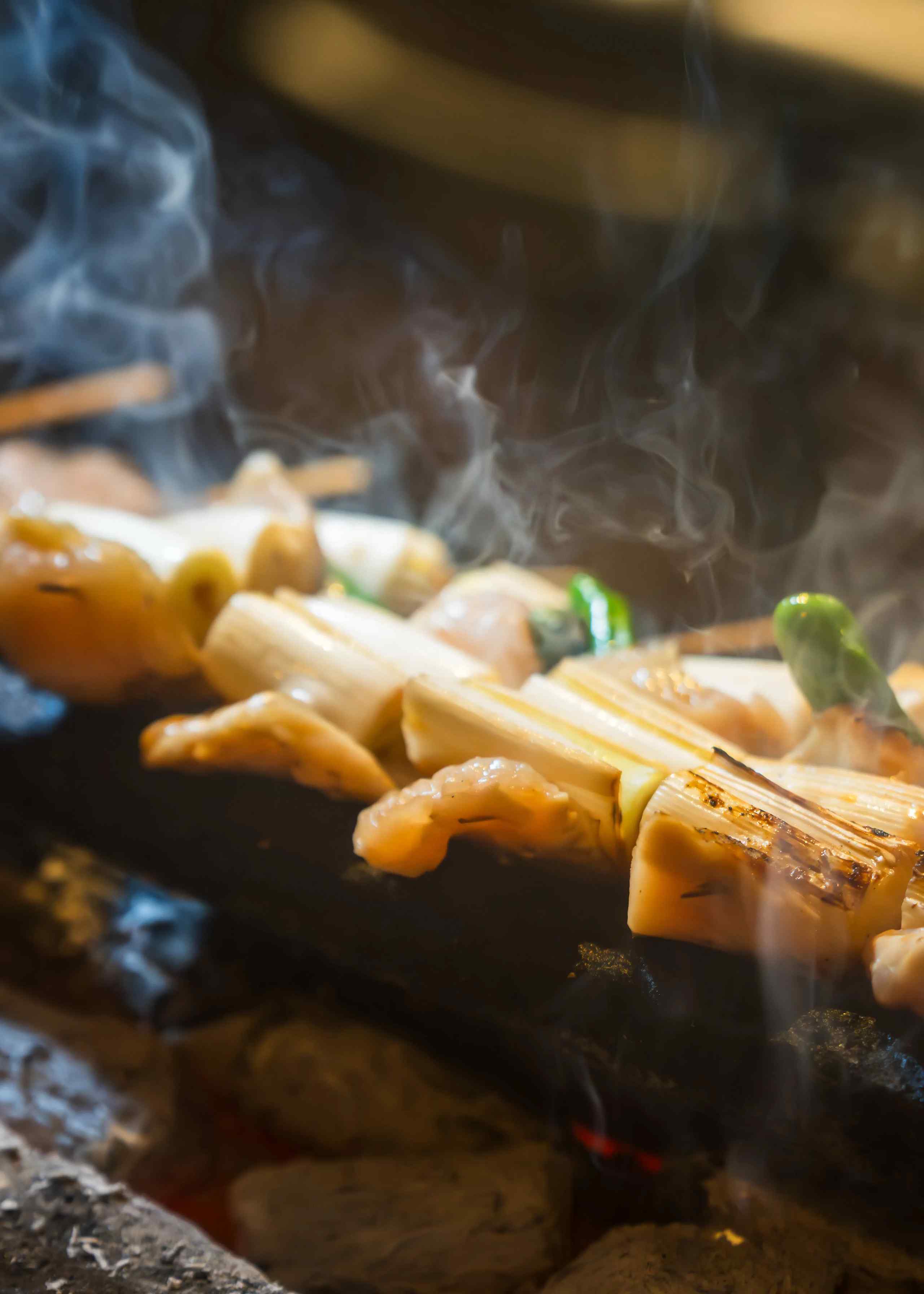 food cooking close up