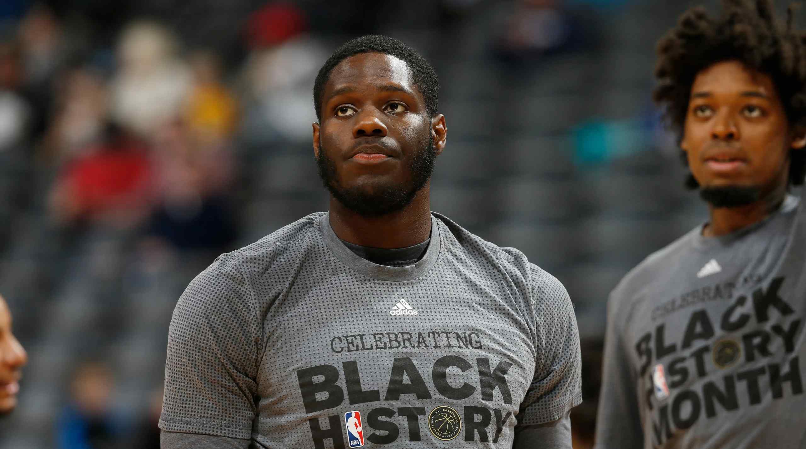 Anthony Bennett on the court.