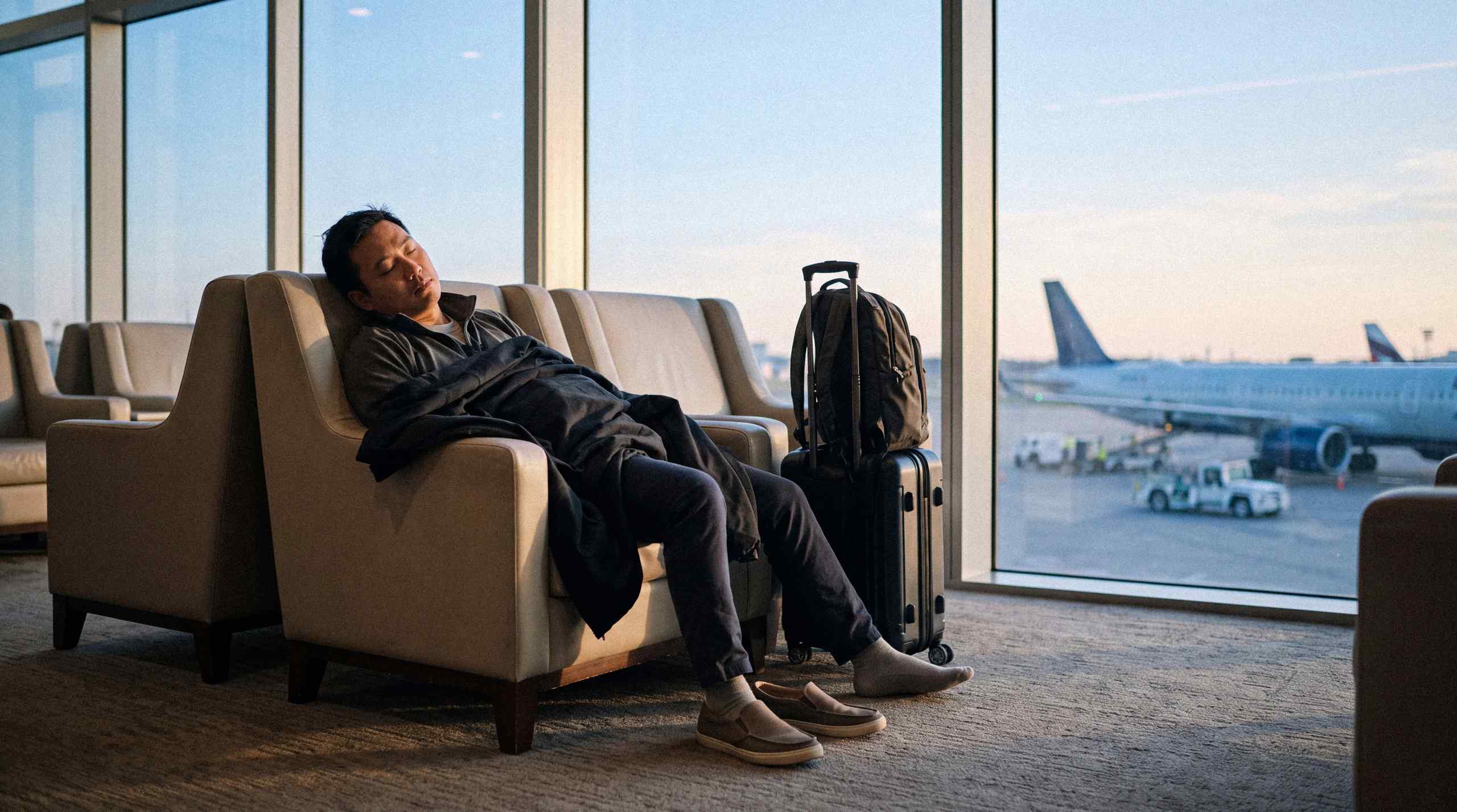 sleeping man