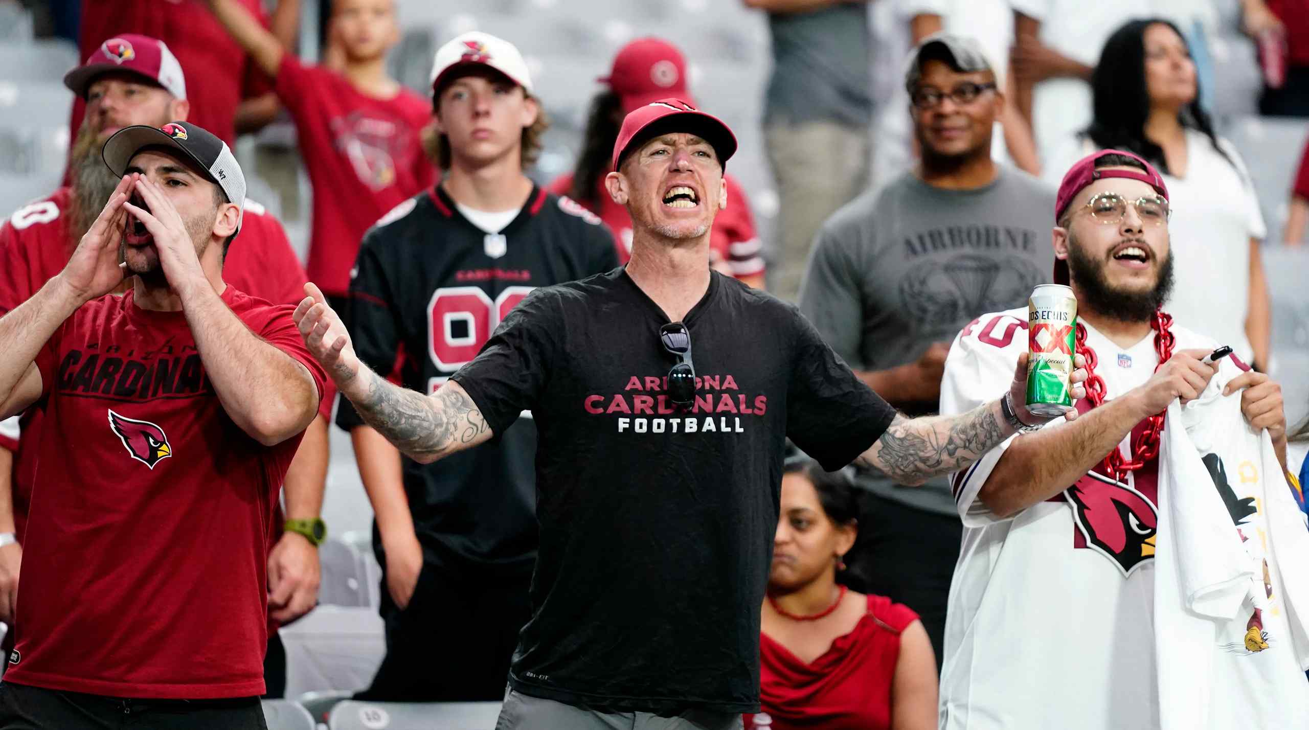 Arizona Cardinals fans upset.