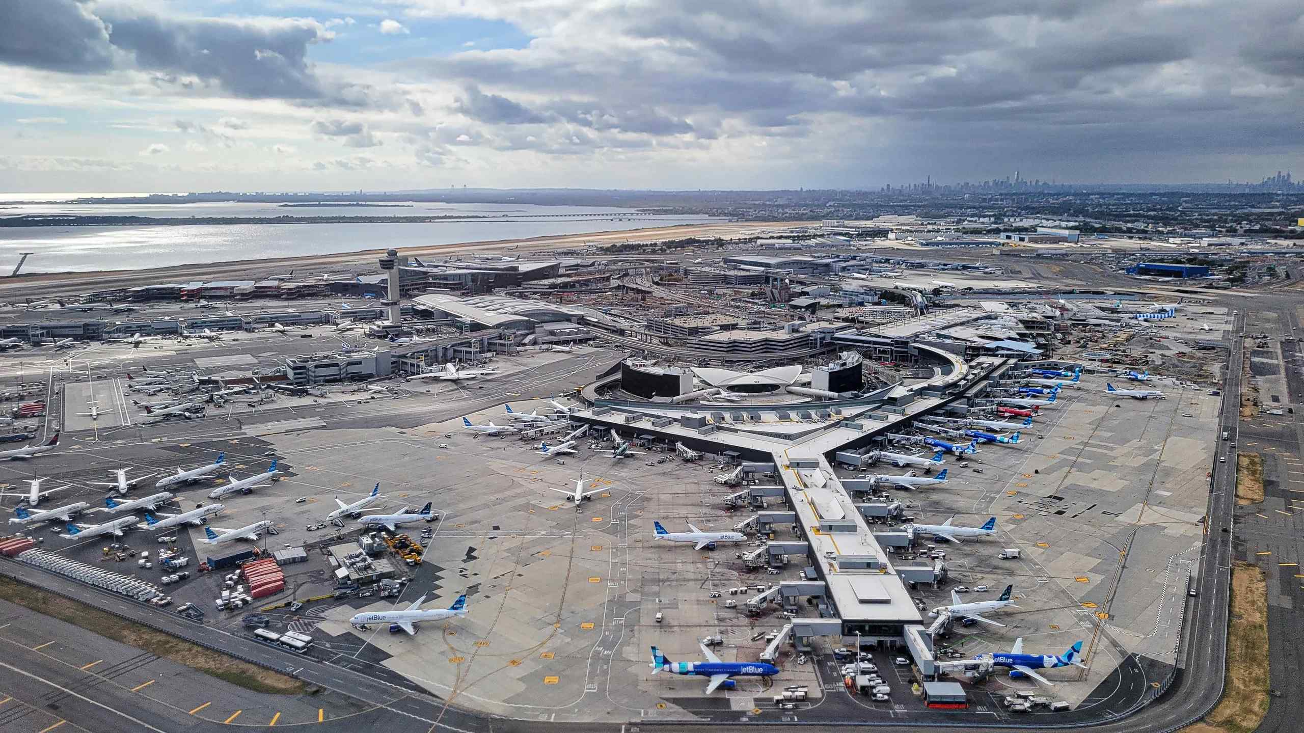 Busy airport
