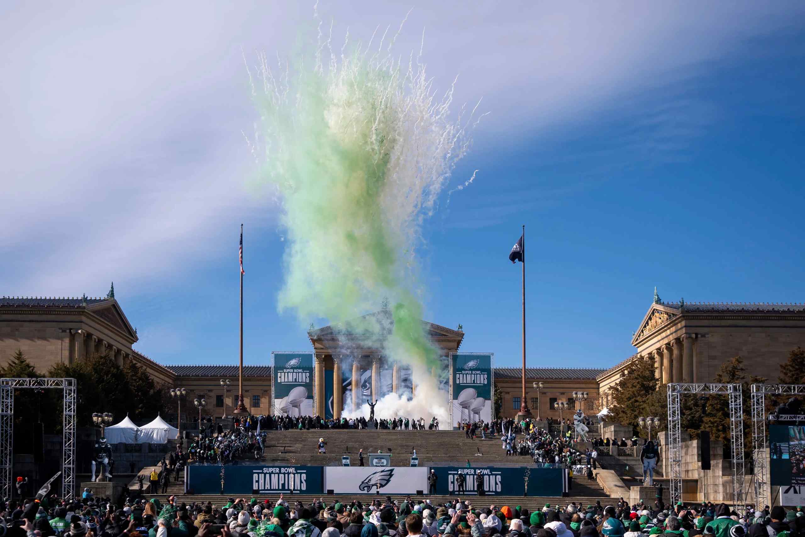 The Philadelphia Eagles Super Bowl celebration