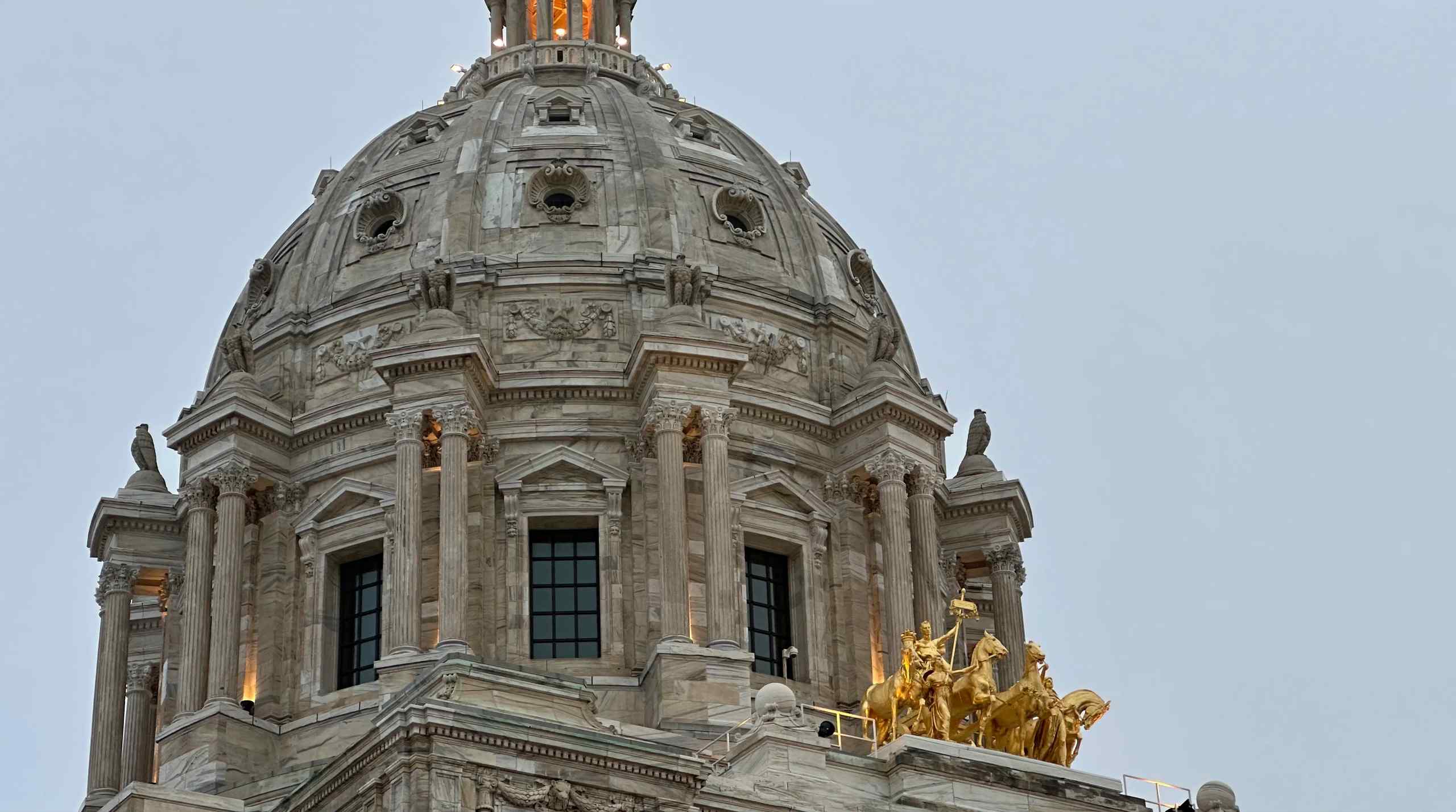Minnesota State Capitol dome in St. Paul