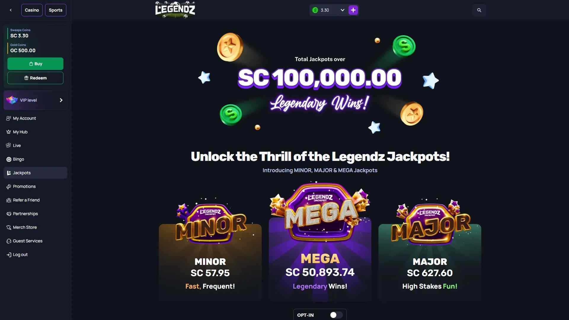 Jackpots