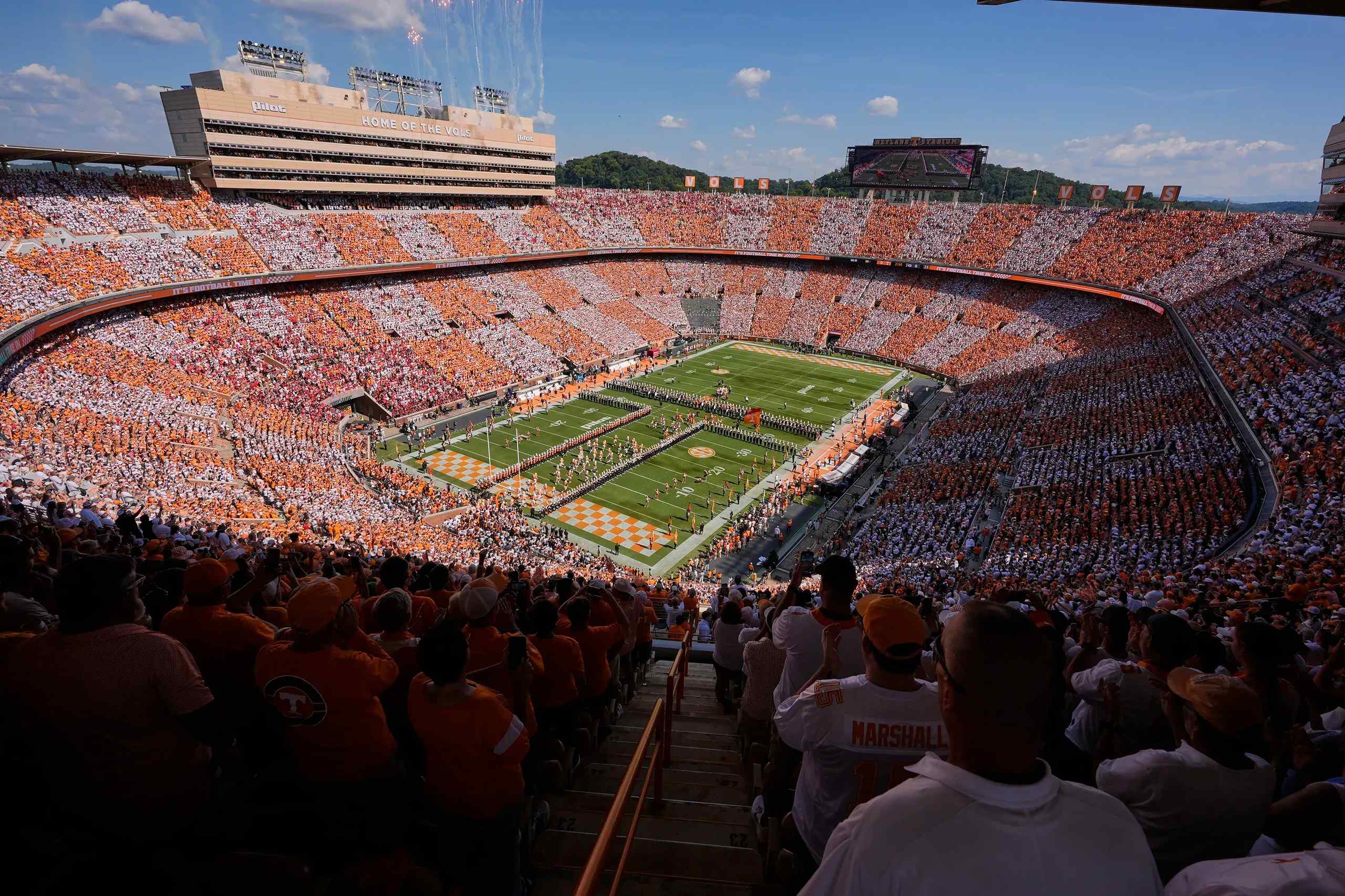 Neyland Stadium in Tennessee.
