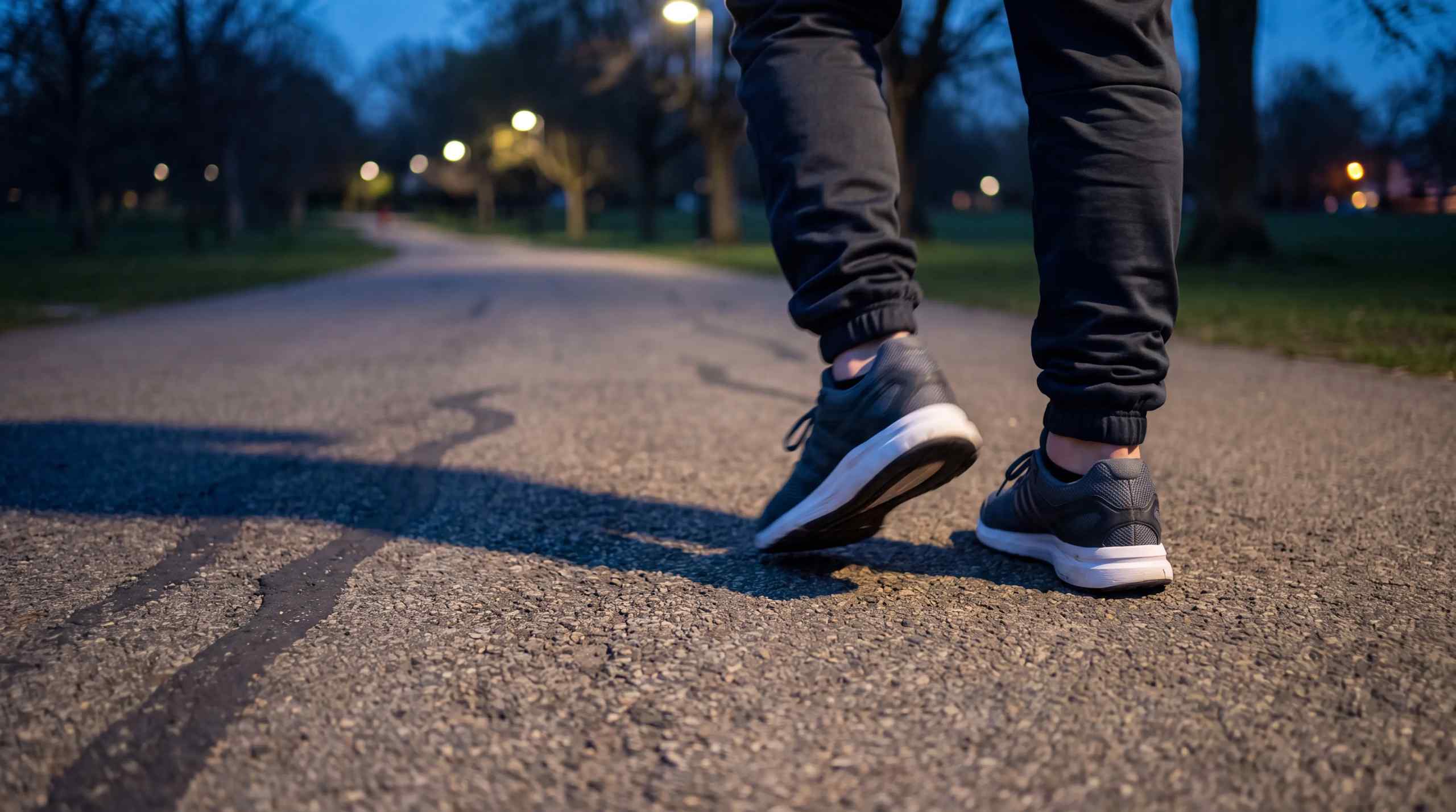 A close up of running shoes.