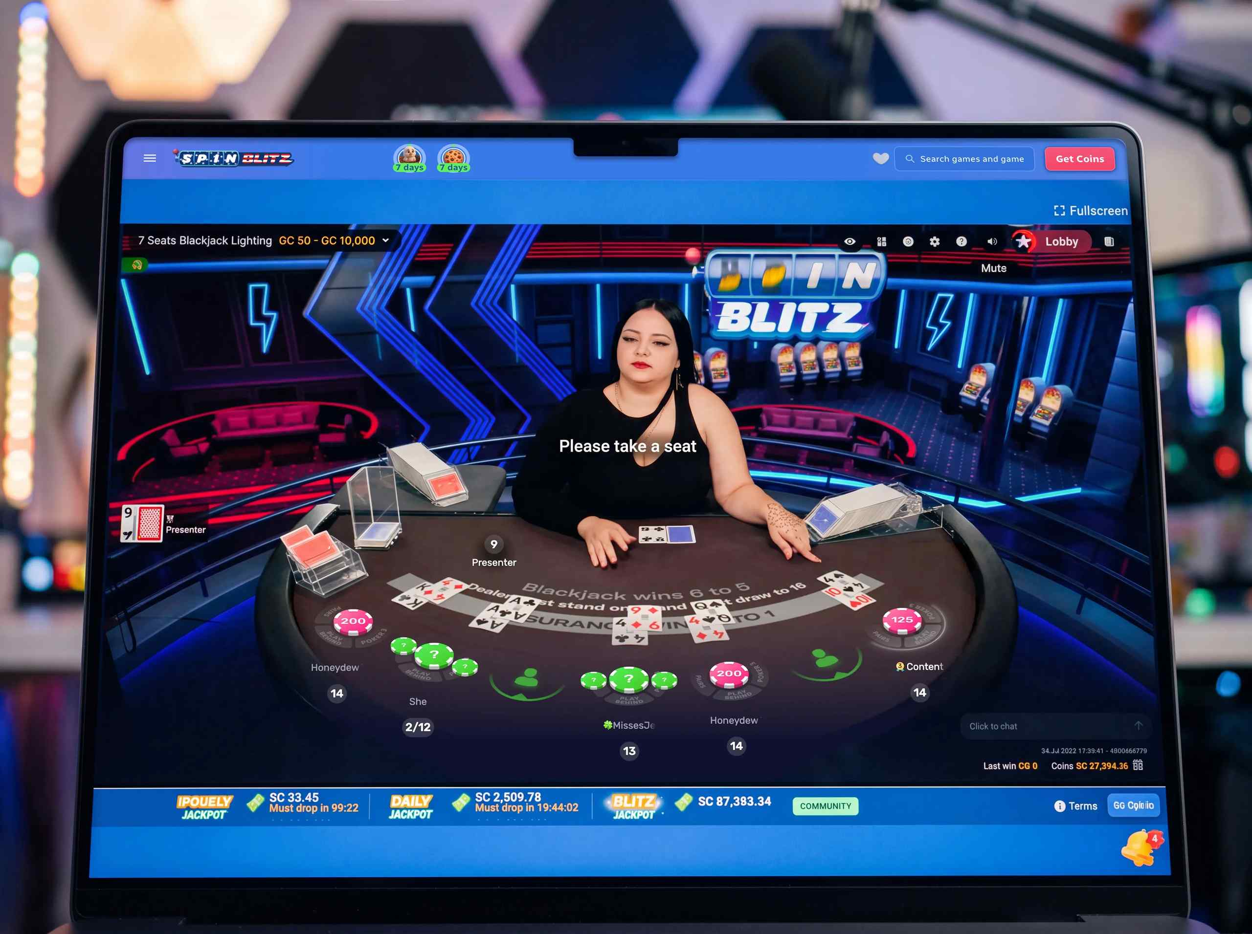 Live dealer