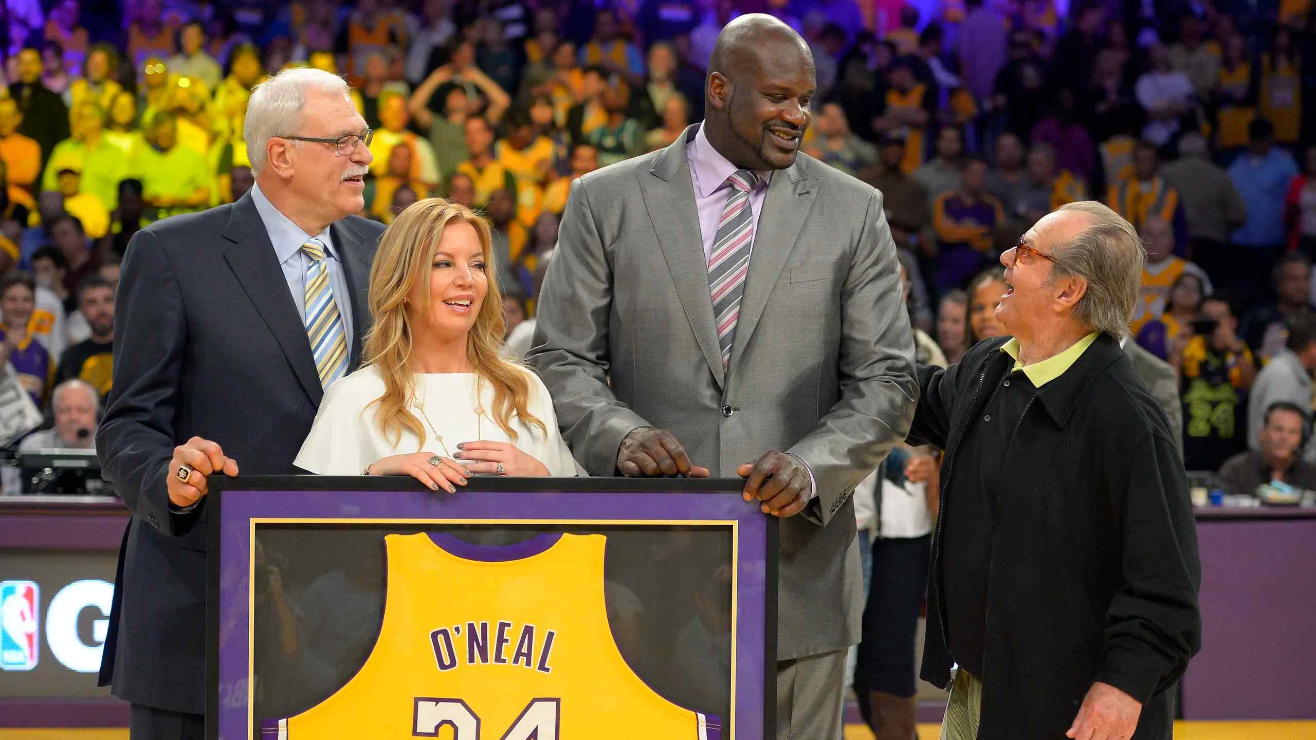 shaq jersey retirement