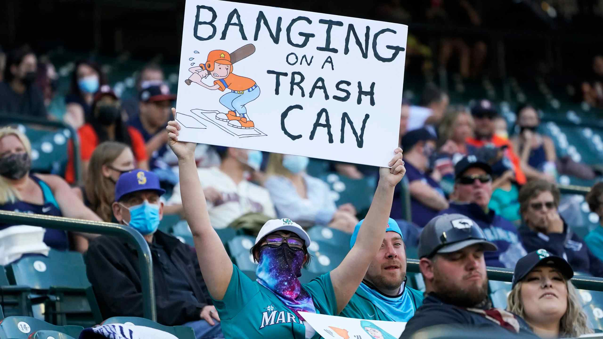 astros trash can sign