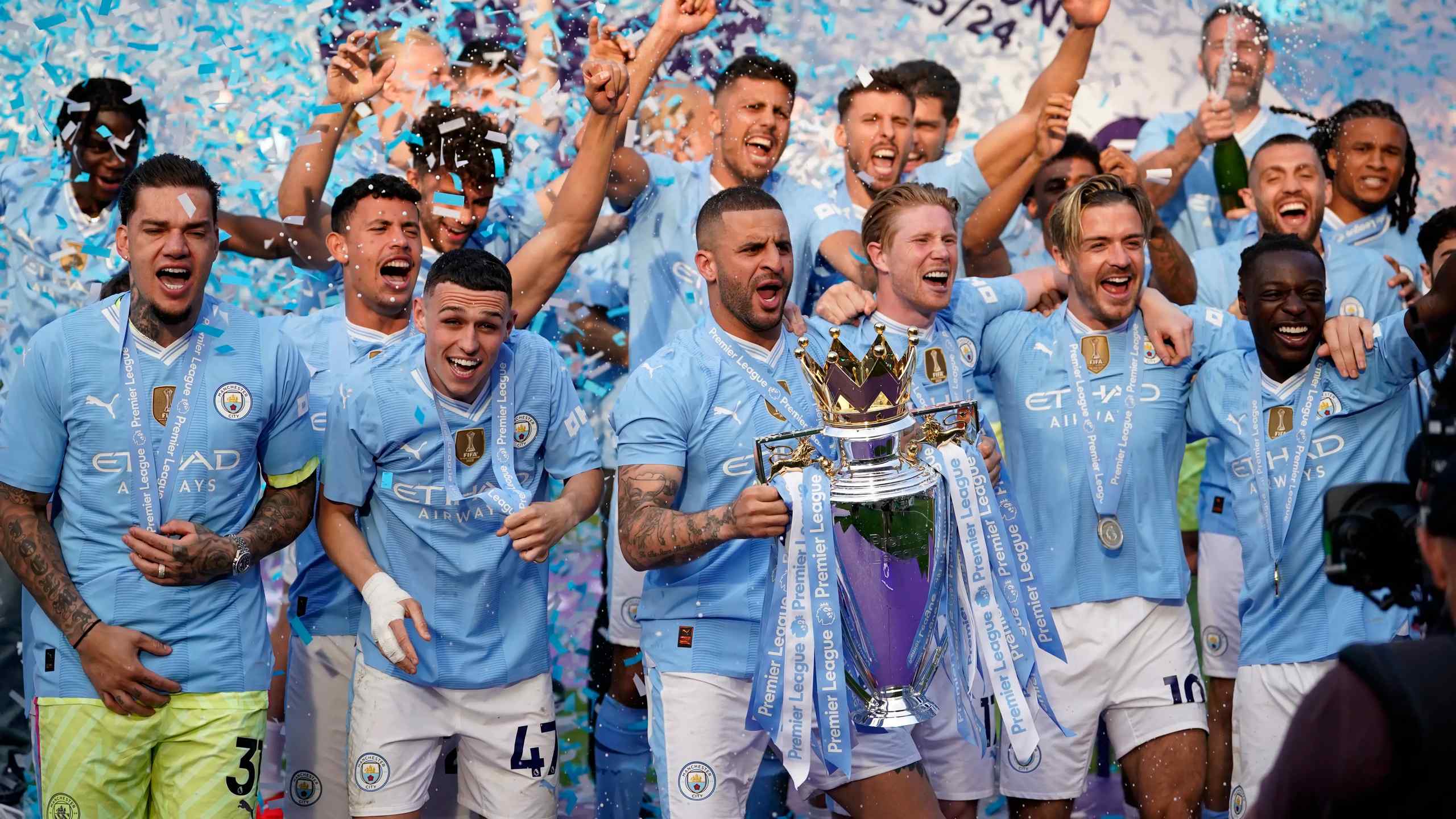 man city celebration