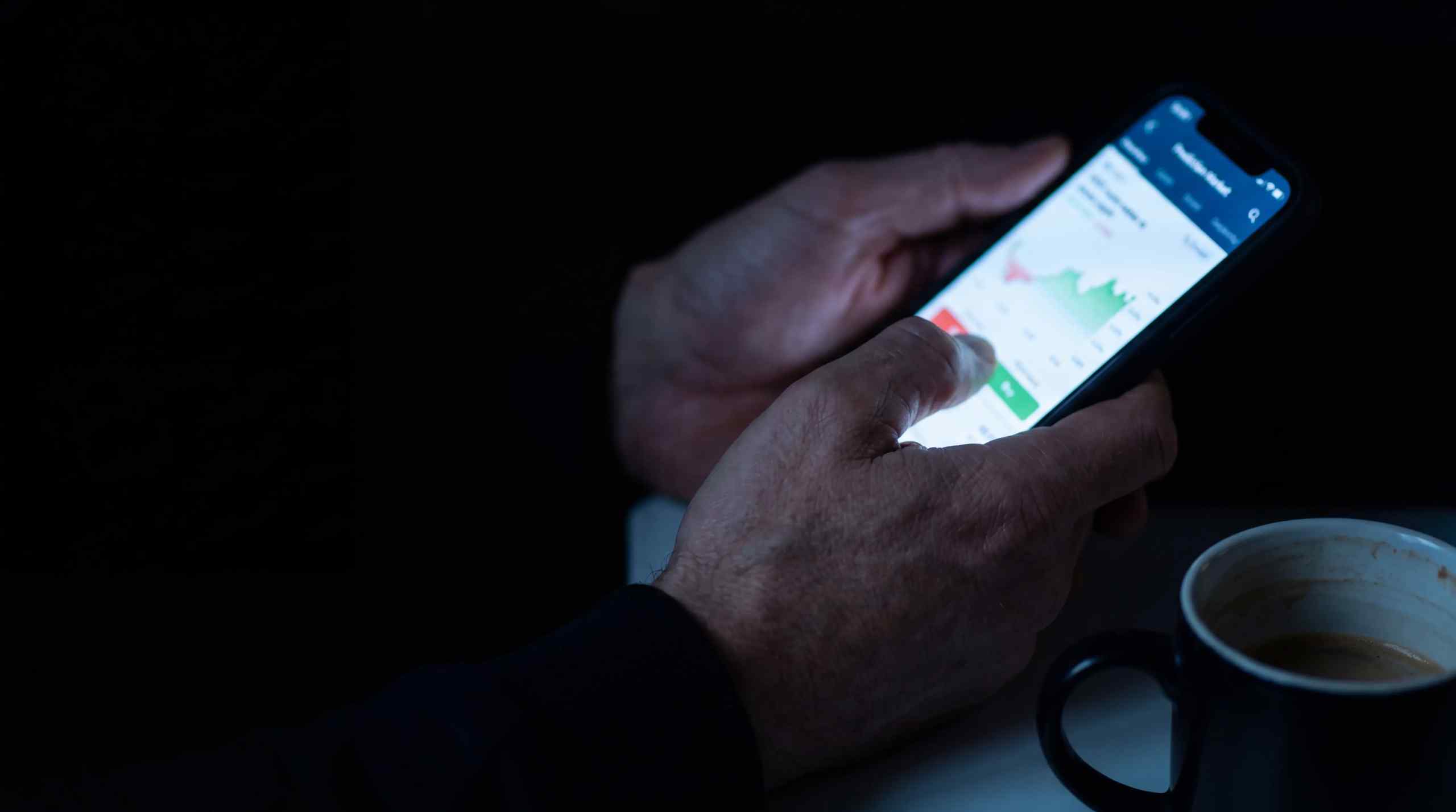 Observing prices at a Prediction Market app. 