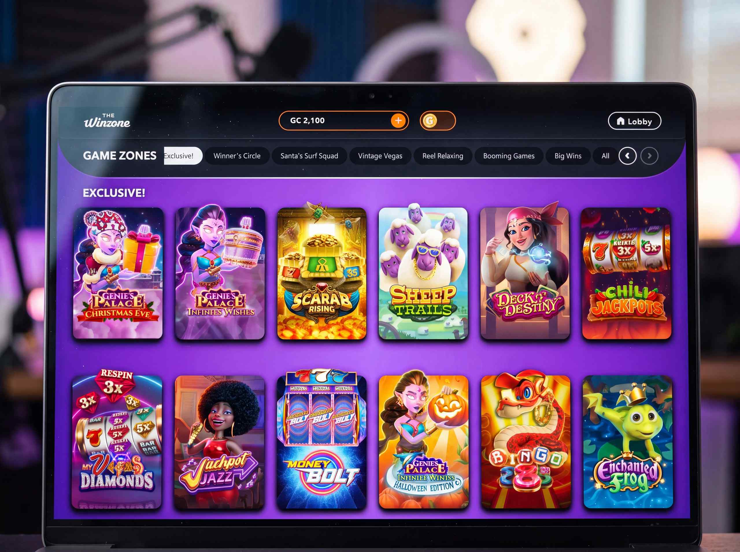 The Win Zone casino originals