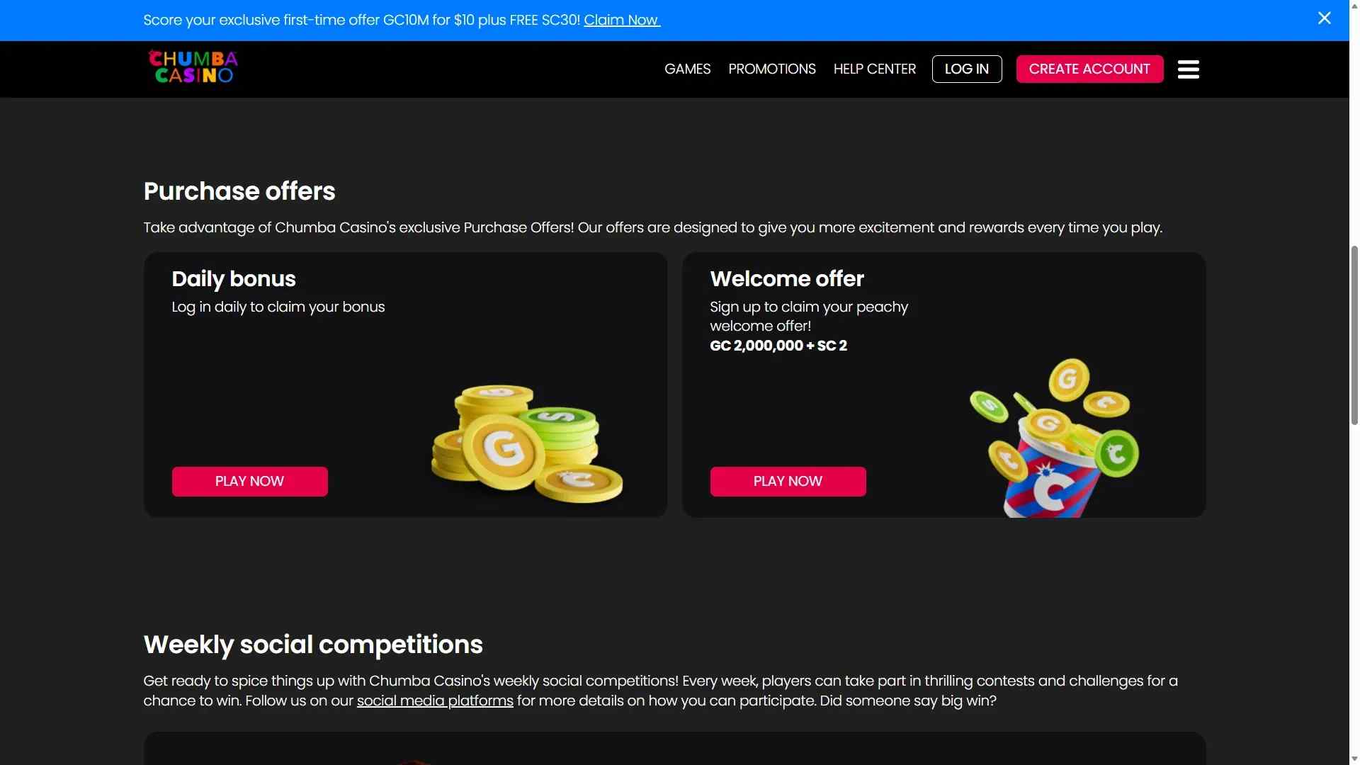 Purchase offers