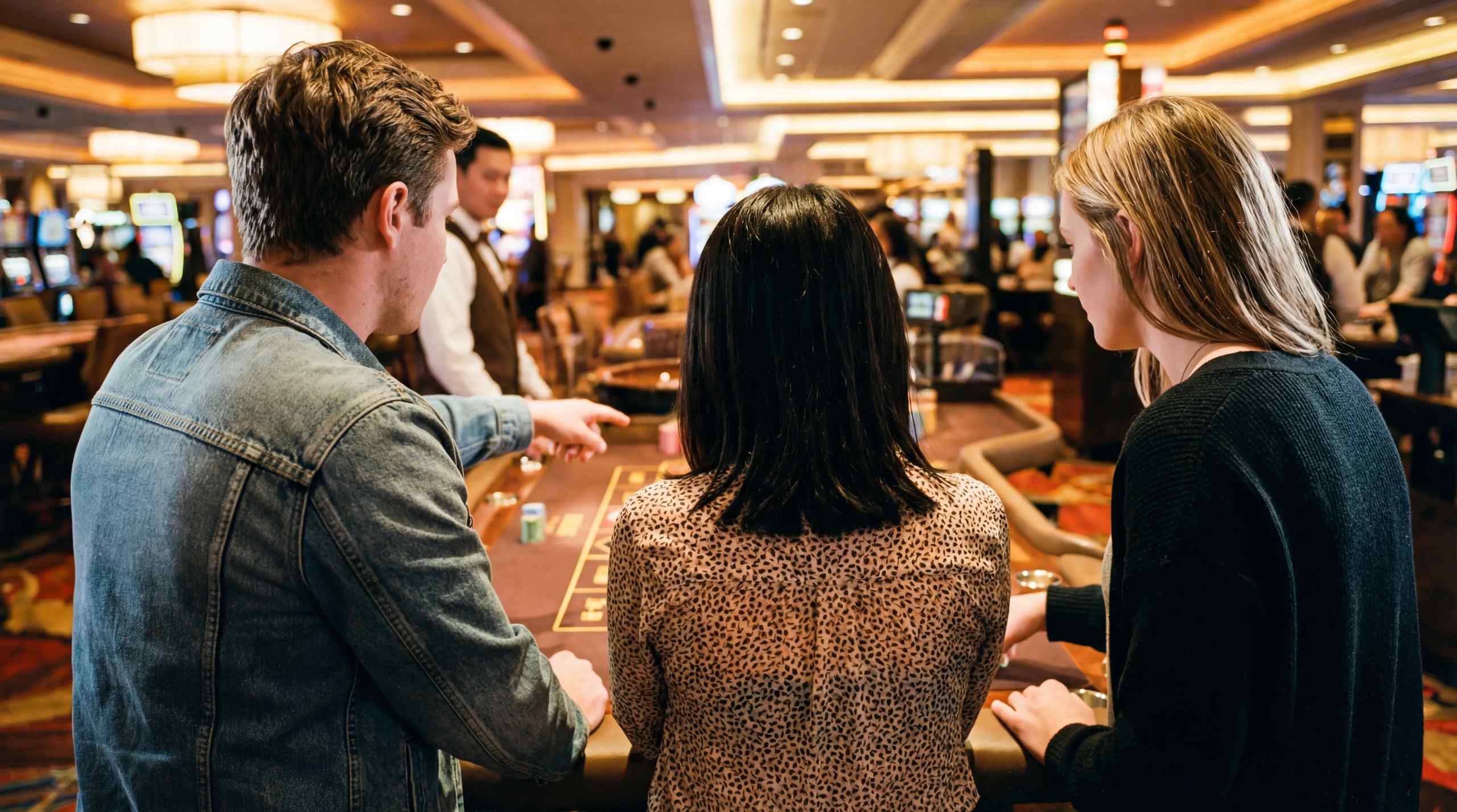 Roulette table