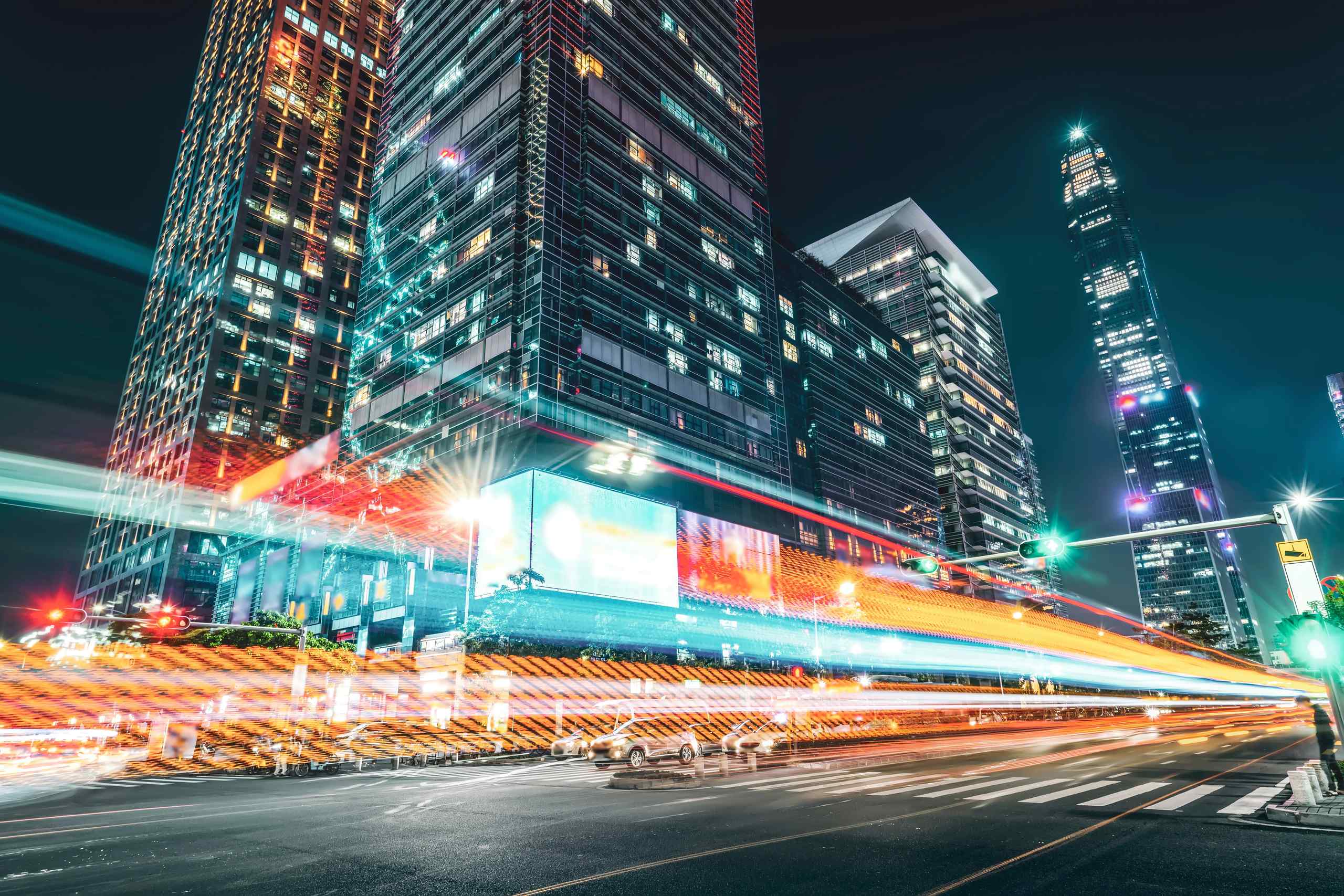 city lights