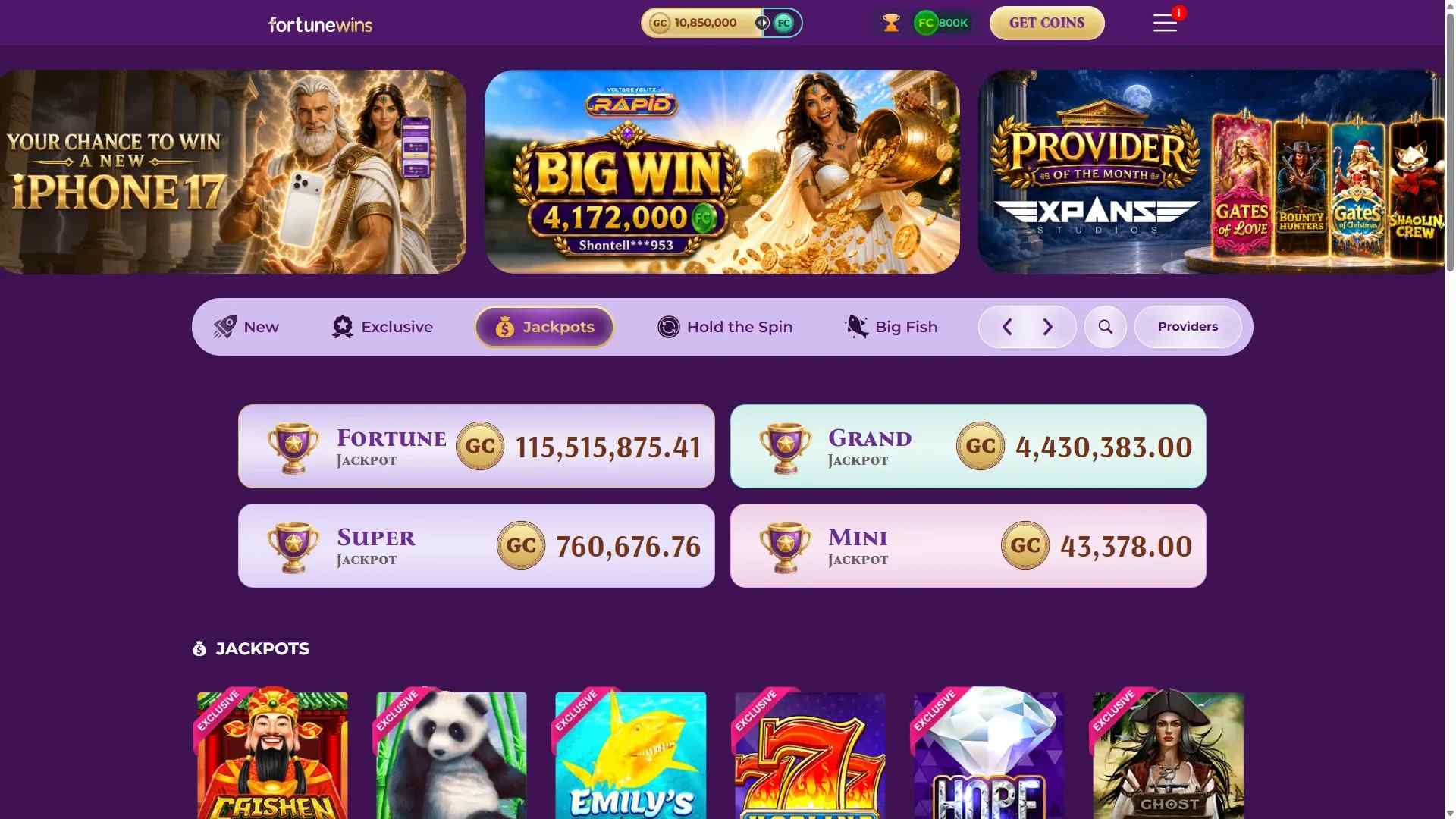 Jackpots