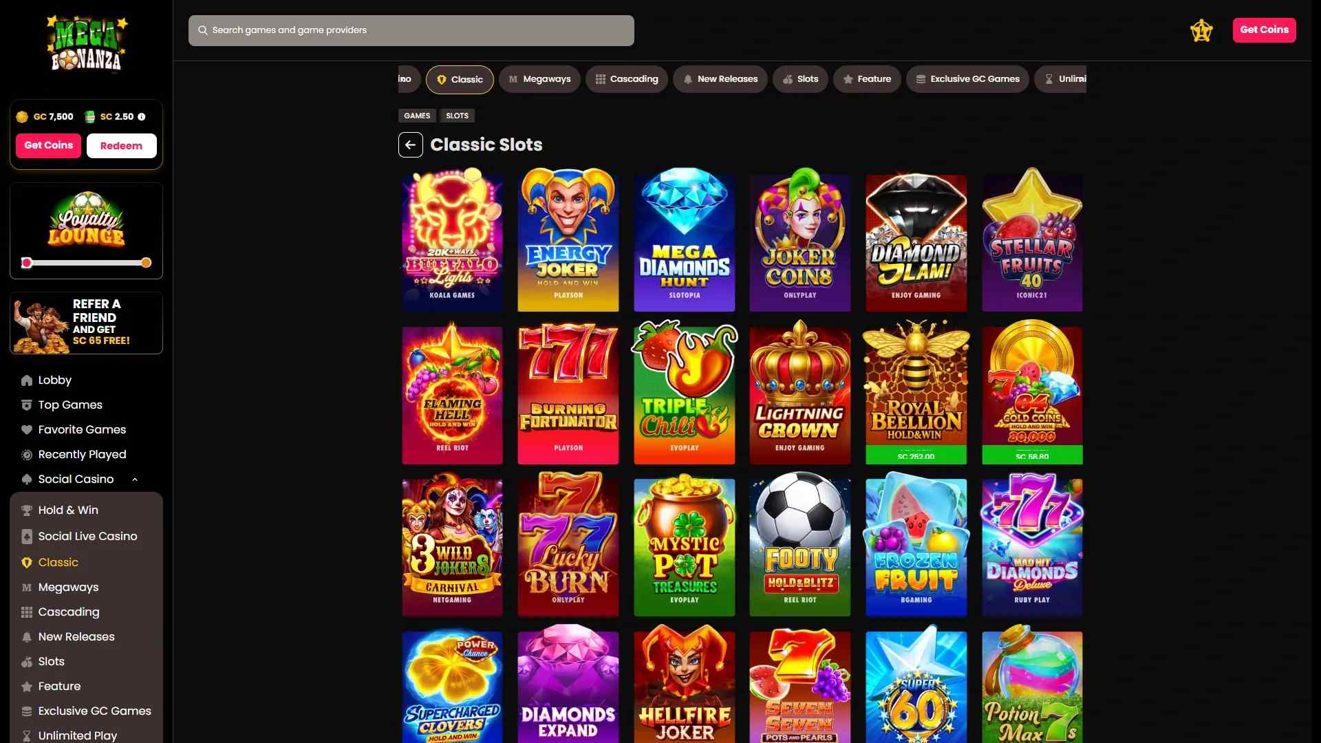 Mega Bonanza Slots
