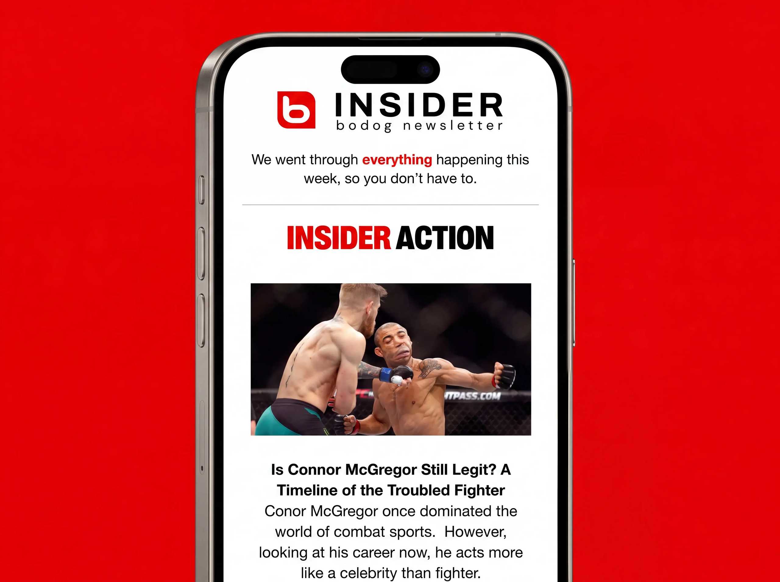 The Bodog Insider Newsletter